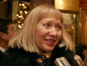 Alexandria from Sweden who is visiting New York saw the Holiday Wonders: "I liked everything - it's so beautiful." (Suman Srinivasan/Epoch Times)