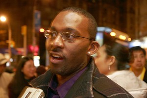 Joseph Meighan from Harlem said: "It was wonderful - so many people from different cultures coming together." (Suman Srinivasan/Epoch Times)